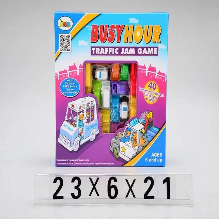 

Car Huarong Educational Toy Smart Driver Traffic Blocking Game Peak Busy Moment Tabletop Game