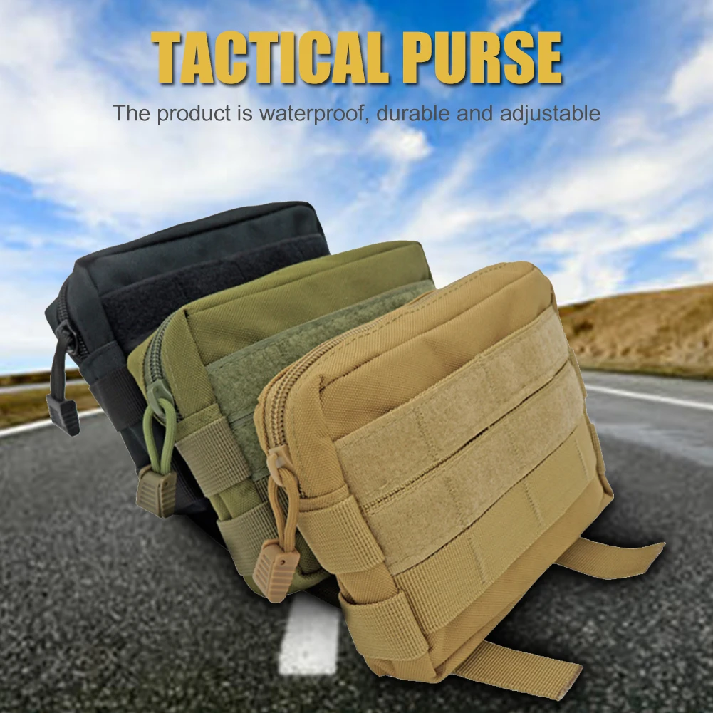 Мини нейлоновая Тактическая Военная модульная Сумка Molle поясная сумка