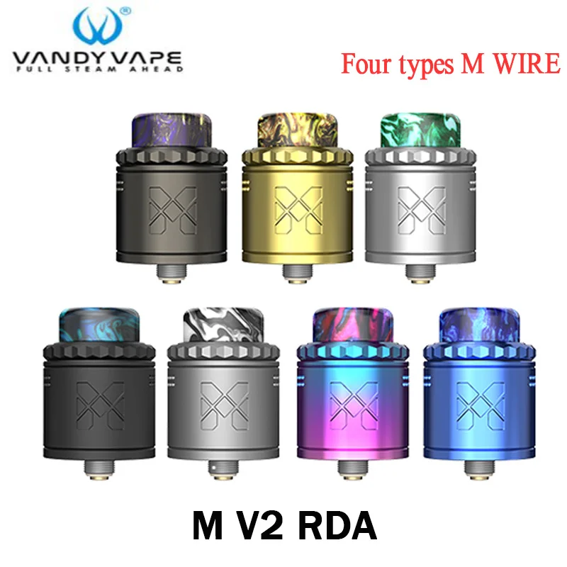 Original Vandy Vape Mesh V2 RDA with Four types M WIRE A1 M/Ni80 M/Dual M/SS316L Coil Head E Cigarette Top Airflow Tank | Электроника