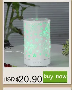 500ML Aromatherapy Diffuser Air Humidifier with LED Night Light for Home Room Ultrasonic Cool Mist Aroma Essential Oil Diffuser