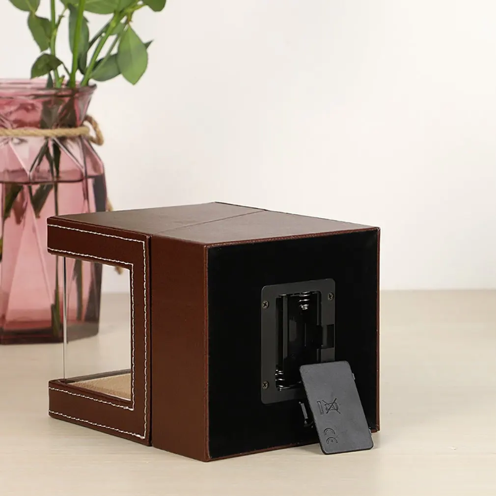 

Automatic Electric Mechanical Watch Winder Shaker Motor Rotary Storage Case Box Single Slot Watch Electric Motor Box