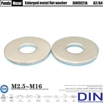 

304/316 stainless steel large flat washer DIN9021 metal flat washer A2A4 meson flat washer size M2.5M3M3.5M4M5M6M8M10M12M14M16