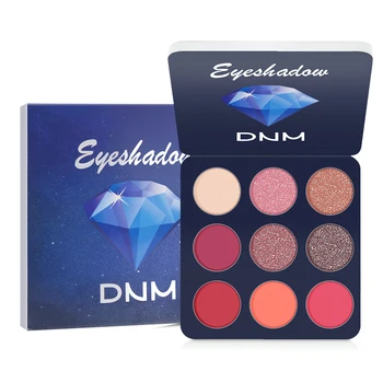 

New Upgrade 9 Color Makeup Eye Shadow Palette Waterproof Not Stun Gorgeous Flash and Illuminating Liquid Eye Shadow TSLM2