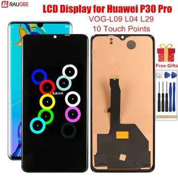 

LCD for Huawei P30 Pro VOG-L09,L04,L29 LCD Display Digitizer Assembly 10 Touchs Screen Replacement for Huawei P 30 Pro Screen