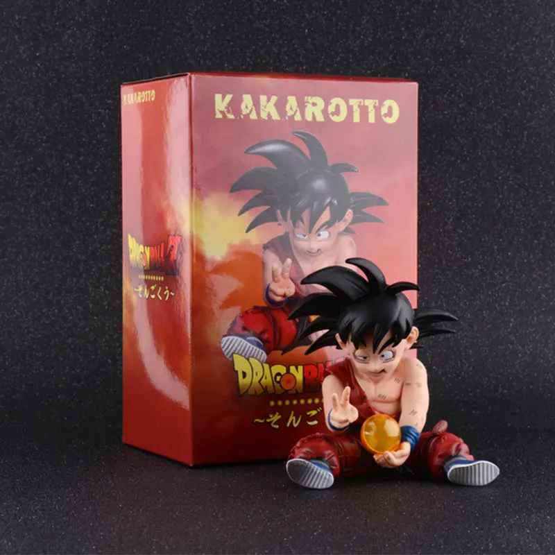 Dragon Ball Z Figurine Battle Son Goku with Ball Anime Dragon Ball Kakarotto Figures Doll PVC Action Figure Model Brinquedos