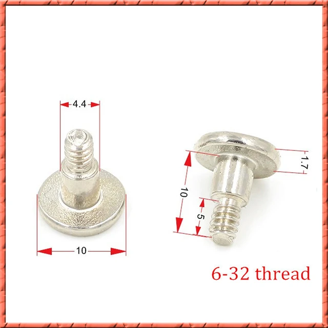50Db/Tétel #6-32X3/8 Vállcsapda A Merevlemez-Ütésálló Nikkel-Bevont Számítógépes Kemény Lemez Alaplap Csavar Amerika - Image 2