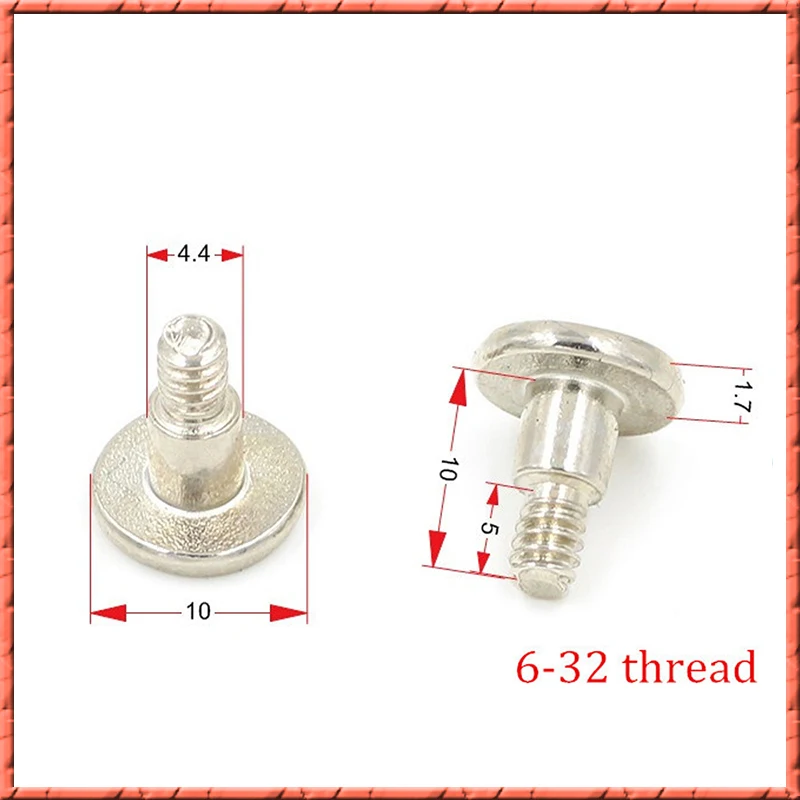 

50pcs/lot 6#-32x3/8 Shoulder screw for hard drive shockproof screws nickel plated Computer Hard disk motherboard screw American