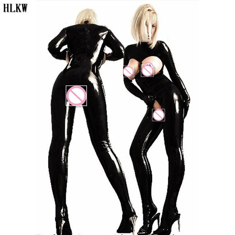 Bondage lencería sexy de látex, vestido erótico de talla grande, exótica de Club, sexual, ropa interior Bondage, de M 5XL|Camisones y bodis| - AliExpress