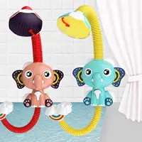 Cute Elephant Shape Children Faucet Shower Electric Water Spray Baby Bath Toys Parent-child Indoor Interactive Educational Games 1