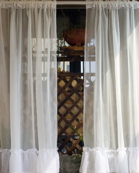 

Decorative Curtains Modern Fashion Kitchen Curtain Handmade Cafe Curtain Lace Window Valance Curtains for Home Decoration Room