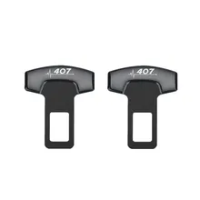 Для peugeot 407, аксессуары, автомобильный ремень, пряжки, пояс безопасности, сигнализация, заглушка, 2 шт