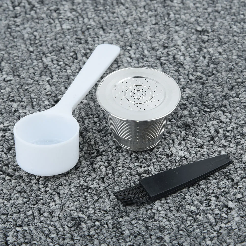 

Stainless Steel Coffee Capsule Refillable Reusable For Nespresso Machine