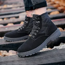 Litthing; сезон осень; Новое поступление; модные мужские ботинки; высококачественные зимние ботильоны из спилка; повседневные рабочие ботинки; безопасная мужская обувь