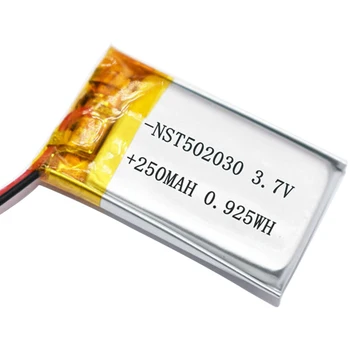 

502025 250mAh Lithium Polymer Rechargeable Battery 3.7V Li-Po Li-ion Battery For MP3 MP4 Toy Speaker Tachograph POS GPS
