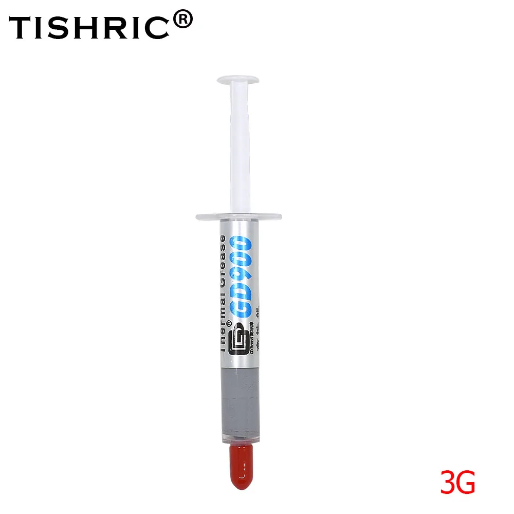 Needle3g TISHRIC 10 шт 1g, 3g, с функцией 7 г/15 г GD900 Процессор кулер вентилятор охлаждения Термальность консистентная смазка; силикон паста серебро соединение проводимость Радиатор VGA - Цвет лезвия: Needle3g