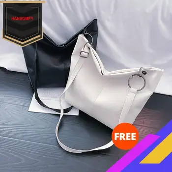 

2020 New Style Celebrity Shoulder Large-Volume HandBag Versatile Soft Surface Oblique WOMEN'S Hand Shoulder Bag Fashion Tote Bag