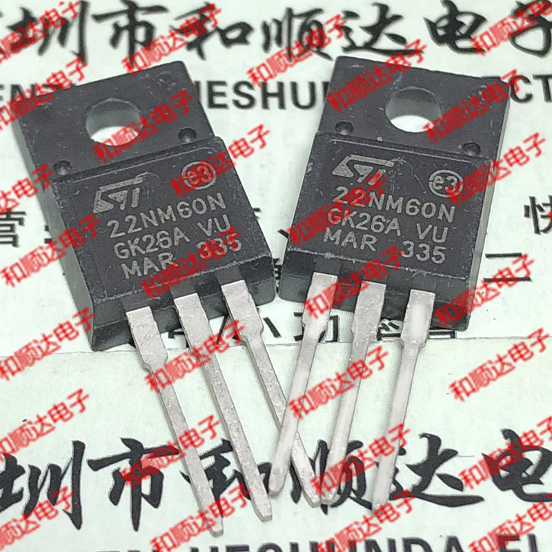 /5 предметов в лоте, STF22NM60N 22NM60N-220 650V 16A
