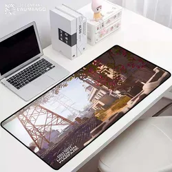 Gamer teclado e mouse pad chamada de dever grande jogo para escritório mesa de trabalho esteira anime mousepad velocidade acessórios da sala de jogos