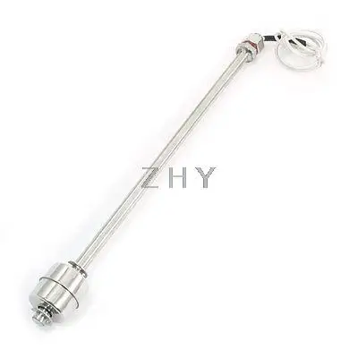 

13.8 inch Wire Stainless Steel Water Level Sensor Liquid Vertical Float Switch