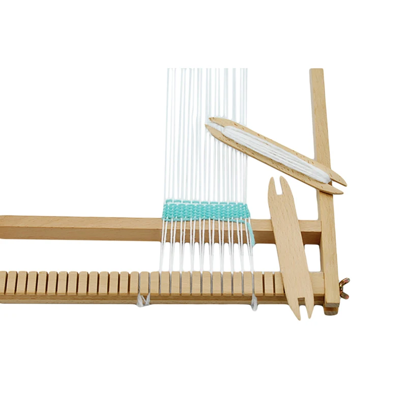 

1PC DIY Weaving Tool Woven Sweater Scarf Tapestry Bobbin Beech Wood Shuttle/Stick Single Head Present For Grandma Aunt Mom