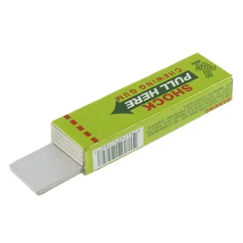 

1pc Safety Trick Joke Toy Electric Shock Shocking Chewing Gum Pull Head New arrival