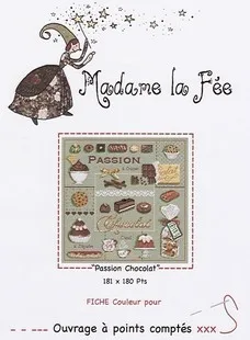 

t-Counted Cross Stitch Kit Cross stitch RS cotton with cross stitch Chocolate Series