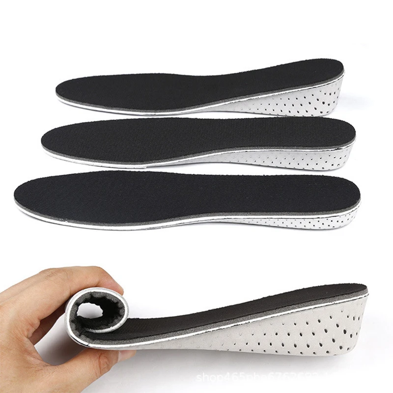 1 Pair Women Men Comfortable Height Increase Insole Unisex Insert EVA Memory Foam Insoles Shoes Full Hlaf Pad Cushion #SD