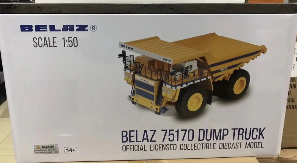 Belaz 75170 горный самосвал 1/50 литой под давлением модель бренд Diecast Masters