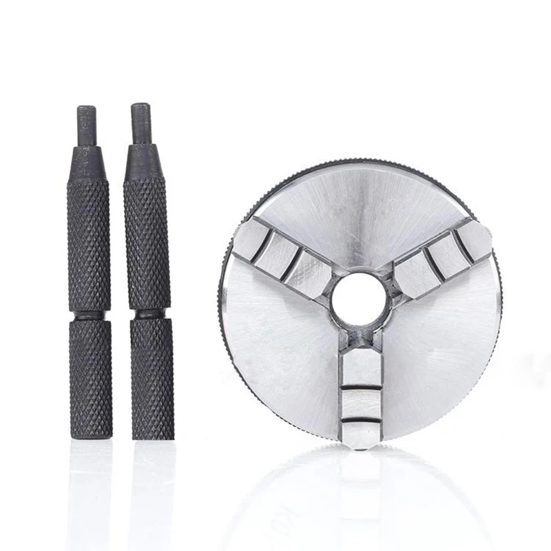 

Hot Sale K01-63/65/M14 3 Jaw Lathe Chuck Manual Self-Centering Mini Metal Lathe Chuck Tool Accessories Tool With 2Pcs Lock Rods
