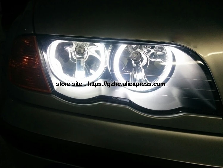 HochiTech для Chevrolet Niva 2009-2013 ультра яркий дневной свет DRL CCFL ангельские глазки демон глаза комплект Теплый Белый Halo Кольцо