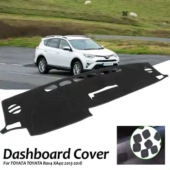 

Left Hand Drive Car Dashboard Cover Dashmat Sun Shade Non-Slip Stickers Carpet Car Protector For Toyota Rav4 XA40 2013-2018