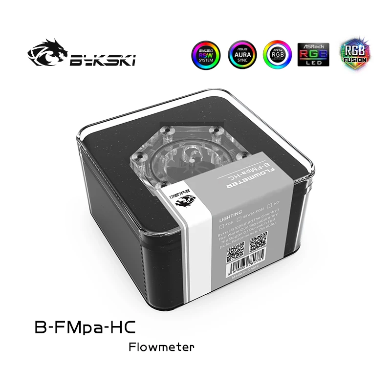 Bykski B FMpa HC 6 way расхода воды G1/4 ''Нитки с 4 вилки водяное охлаждение потока