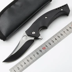 Couteau pliant de haute qualité C196 G10 dureté de la poignée S110V couteaux de protection de poche pour l'extérieur EDC Tool FZ2 