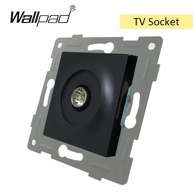 TV Socket DIY ЕС функциональный ключ для модуля переключатель и гнездо с когтями крепления задней Wallpad L6 серии - Цвет: TV Socket