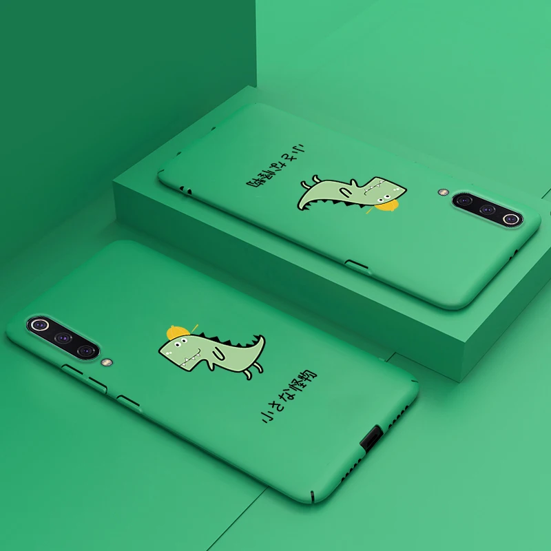 Матовый простой чехол для Xiaomi 9 SE Pro 9T Pro CC9 E A3 Pro Redmi K20 Pro Note 7 8 защитный жесткий чехол оболочка милый мультяшный чехол