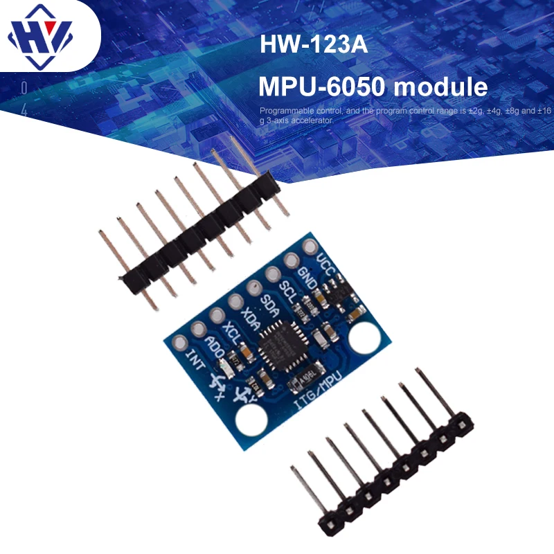 GY-521 MPU6050 сенсорный модуль 3-осевой гироскоп датчик s акселерометр 6 дисков с