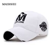 MAERSHEI Fashion couple embroidered baseball cap men's outdoor sports hat ladies sunscreen visor cap ► Photo 1/6