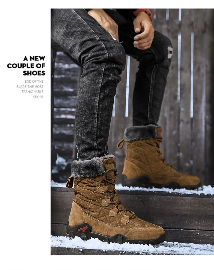 Зимние ботинки; мужские повседневные высокие кроссовки; армейские ботинки; большие размеры 13-47; Высококачественная многоцелевая обувь