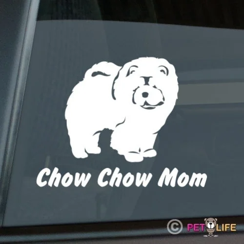 

Chow Chow Mom Sticker Die Cut Vinyl window decal