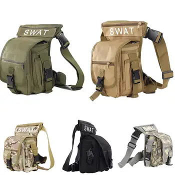 

Hot Military Leg Waist Pack Weapons Tactics Outdoor Sport Special Waterproof Drop Utility Thigh Pouch Hunting Bags