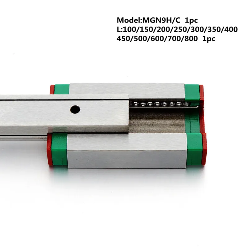 Миниатюрная линейная рельсовая направляющая 9 мм MGN9 L 700 800 MGN9C линейный блок