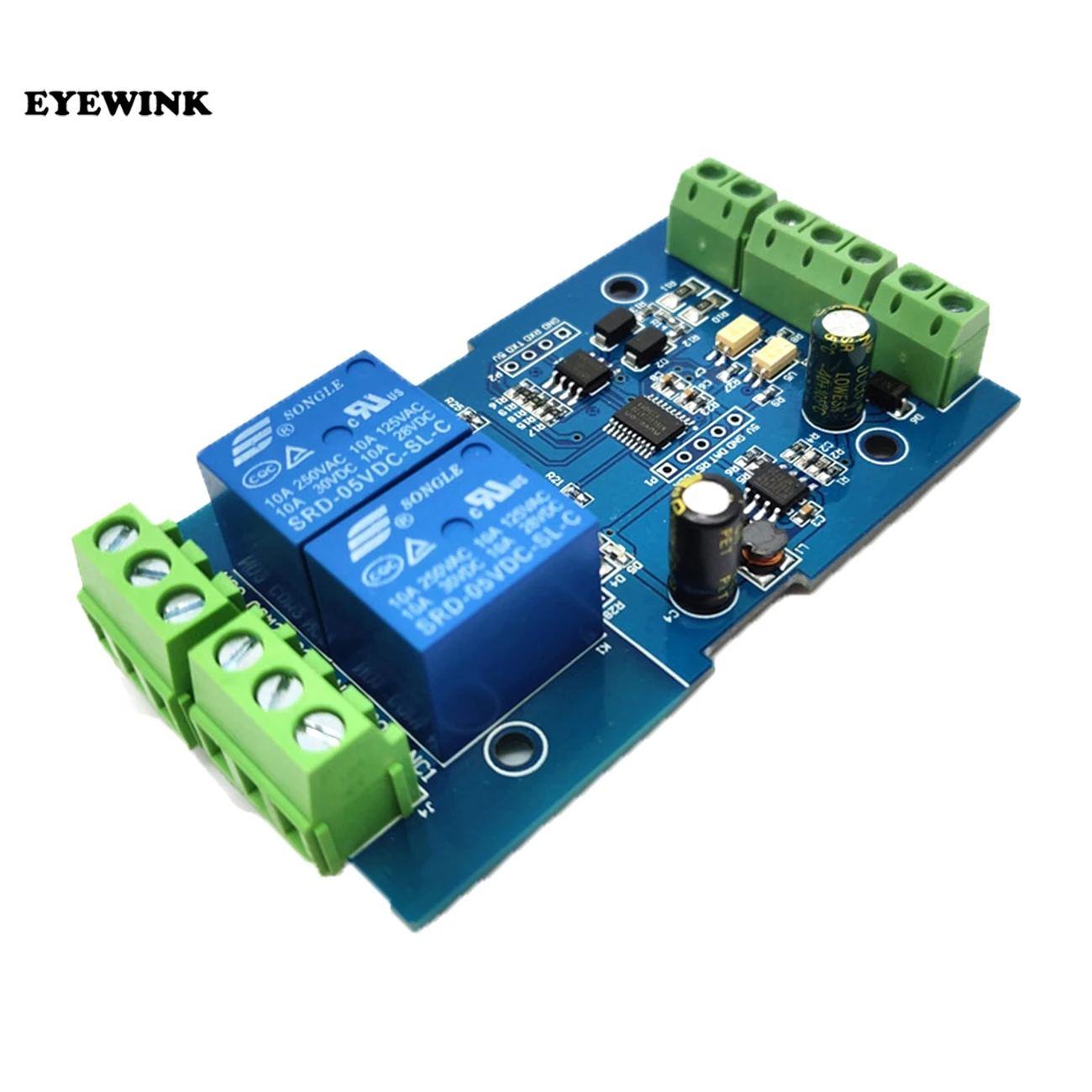 Generic Rtu Generic Modbus-rtu 1/2 Channel 7-24v Relay Module Switch Modbus Rtu 4 ...