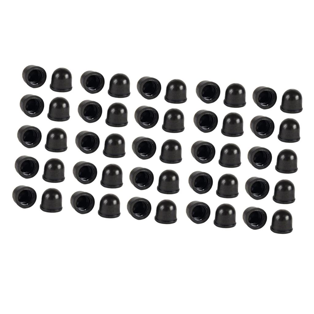 50 Pieces Skateboard Hardware Spacers Rebuild Bushings Washers Pivot Cups