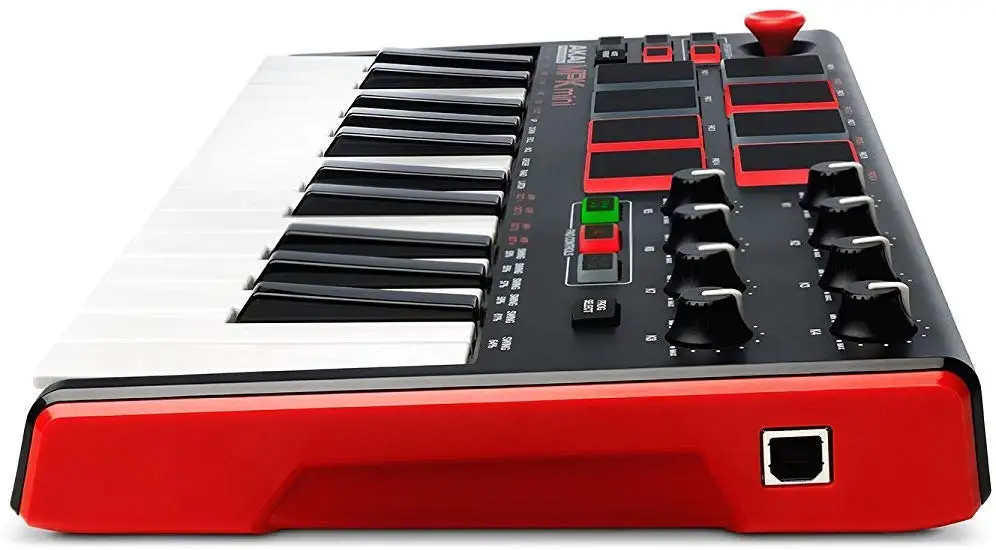 Akai Профессиональный MPK Mini MK2 MKII-25 ключ ультра портативный USB MIDI drum pad и контроллер клавиатуры