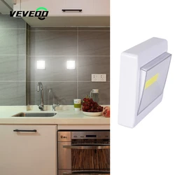 LED COB switch night light LED kitchen cabinet light switch type night light bedroom, corridor, living room, cabinet, bathroom