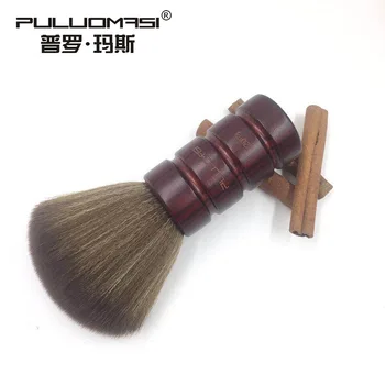

Hairdressing broken hair sweep soft hairy brush wooden makeup soft hair brush cleaning brush barber shop supplies tools