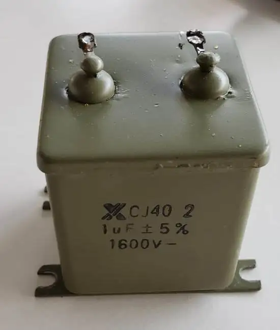 CJ40-2 CJ41 0.47uF 1uF 2uF 4uF 6uF 630V 1000V 1600V 2000V 5% 납땜 러그, 오일 커패시터에 금속 종이 리드