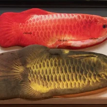 Новинка 2 цвета, большой объем рыбы плюшевый Кошелек, Дамская плюшевая игрушка Портмоне кошелек