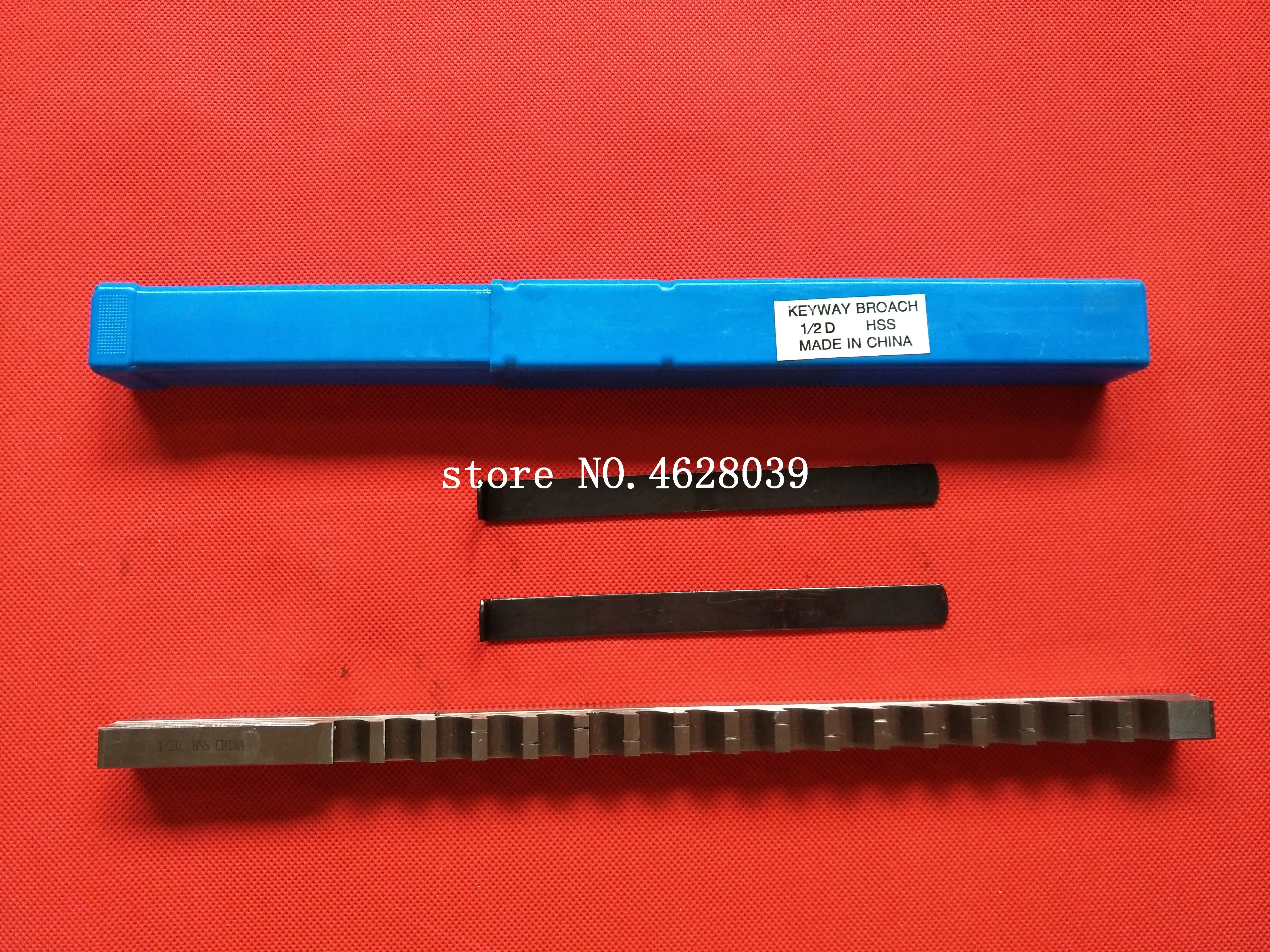 1/2 D Push-Type Keyway Broach Inch Sized HSS Cutting Tool for CNC Machine knife