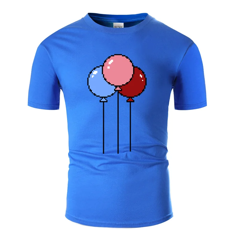 Men-Blue Классическая мужская футболка с принтом beagle bros balloons Летняя мужская футболка для отдыха знаменитые футболки против морщин - Цвет: Men-Blue